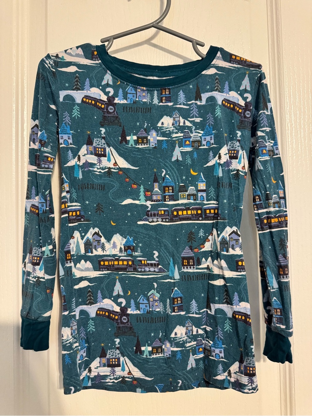 Little Sleepies Polar Express Print Long Sleeve and Pants Pajamas